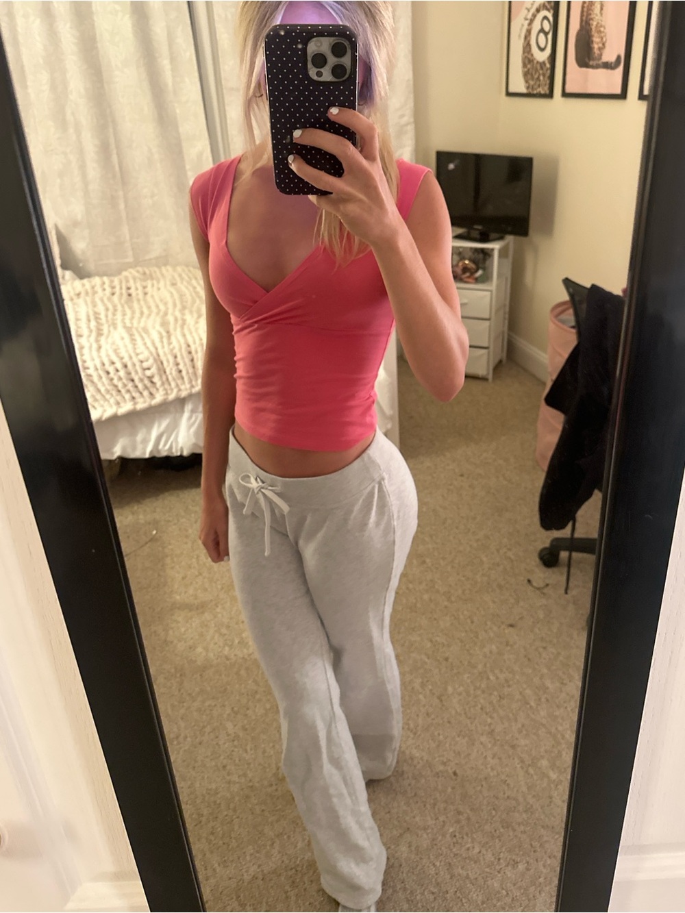 Light grey hollister sweatpants